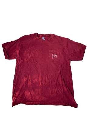 Guy Harvey Original Men's Maroon Pocket T-Shirt marlin swordfish